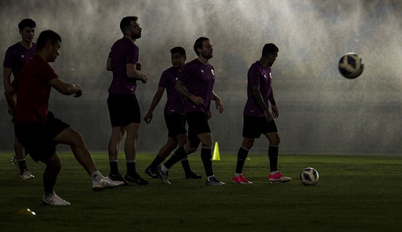 Timnas Indonesia Latihan Jelang Laga Persahabatan Melawan Bangladesh - Bagian 1