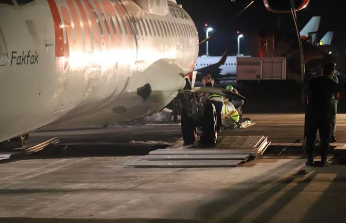KNKT Investigasi Pesawat Wings Air Tergelincir di Bandara Ngurah Rai Bali