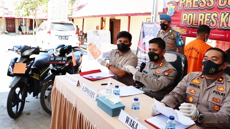 Tutupi Kejahatan Suami dengan Modus Kehilangan Motor, Istri Buat Laporan Polisi Palsu