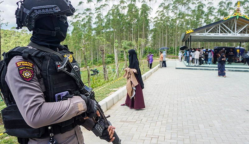 Jadi Destinasi Wisata, Titik Nol IKN Nusantara Dijaga Ketat Polisi Bersenjata  - Bagian 3