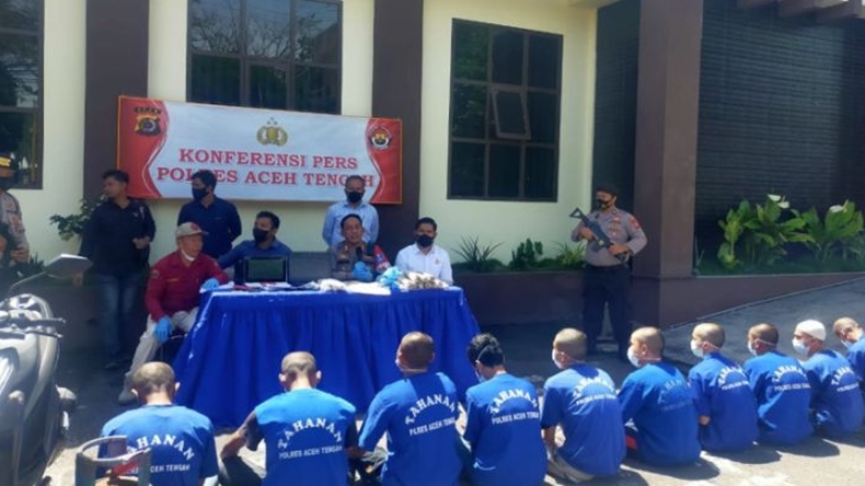Baru 9 Hari Menjabat, Kasat Narkoba Polres Aceh Tengah Sikat 11 Pemadat