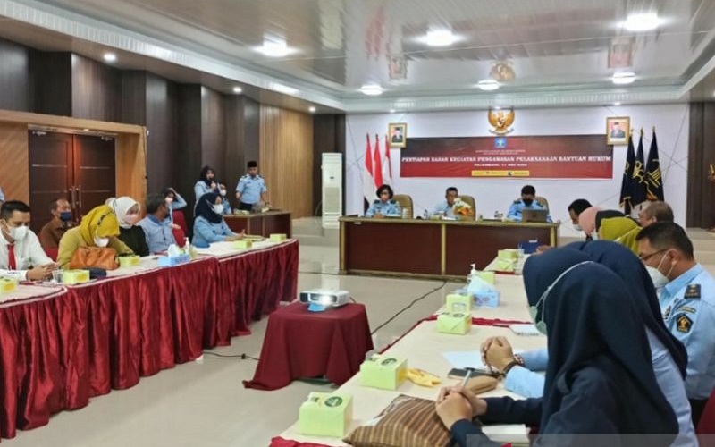 Kemenkumham Evaluasi Organisasi Bantuan Hukum di Sumsel