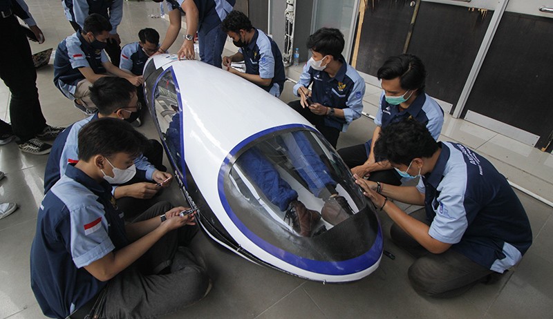 Penampakan Mobil Antasena Alpha, Kendaraan Energi Hidrogen Karya ITS Surabaya - Bagian 1