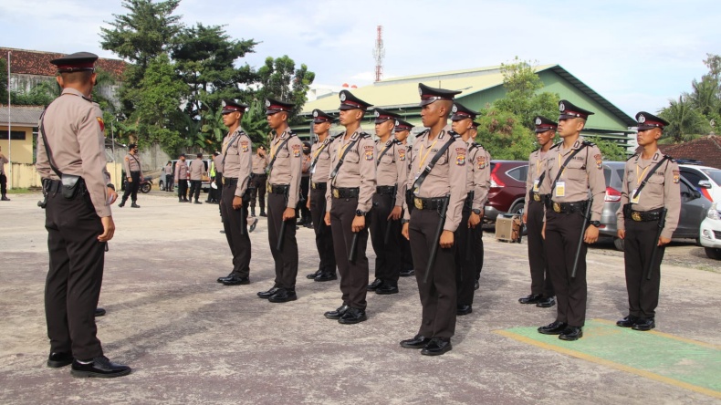 Polres Pringsewu Latih 14 Siswa Diktukba SPN Polda Lampung