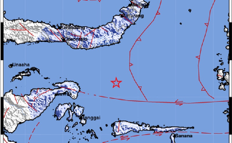 Gempa Bumi Terkini M5 Guncang Bolaang Mongondow Selatan, Kedalaman 10 Km
