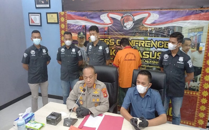 Polisi Tangkap Tanto Wijaya, Pengedar Sabu Lintas Kabupaten di Sumsel 