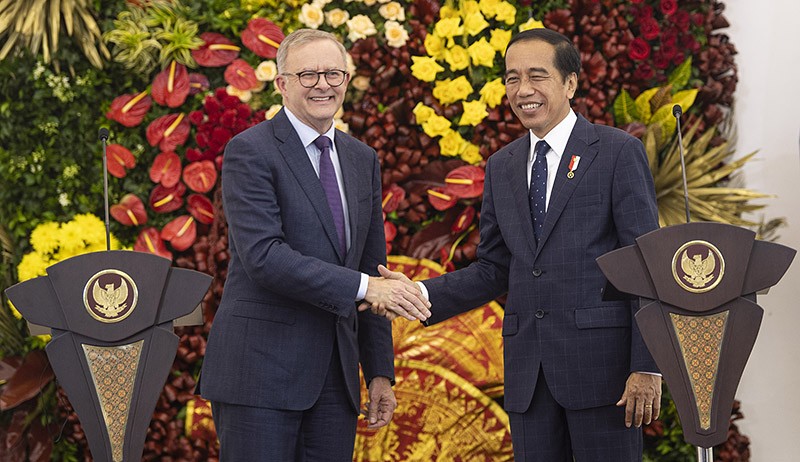 Presiden Jokowi Terima Kunjungan PM Australia Anthony Albanese di Istana Bogor - Bagian 1