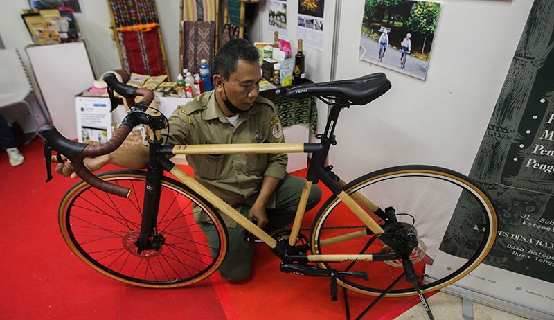 Penampakan Sepeda Bambu yang Digowes Presiden Jokowi bersama PM Australia - Bagian 2