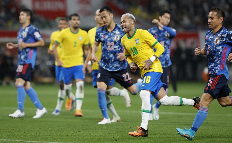 Hasil Uji Coba: Sengit! Brasil Susah Payah Kalahkan Jepang, Neymar Pahlawan