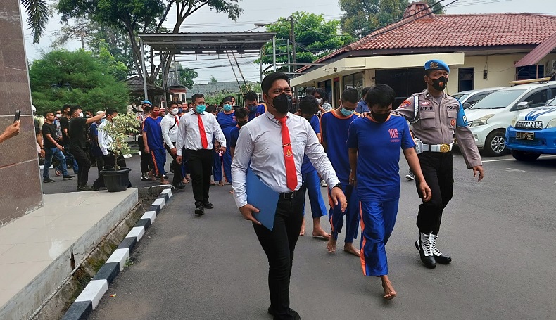 11 Pengedar dan Bandar di Karawang Tak Kapok Jual Narkoba, 0,5 Kg Sabu Diamankan