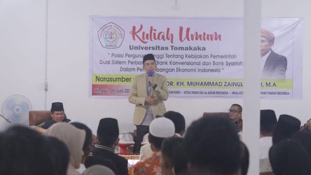 TGB Ajak Mahasiswa Universitas Tomakaka Bangun Kekuatan Ekonomi