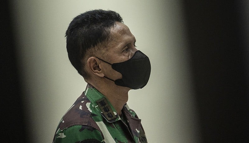 Ekspresi Kolonel Priyanto Divonis Penjara Seumur Hidup-Dipecat Dari TNI