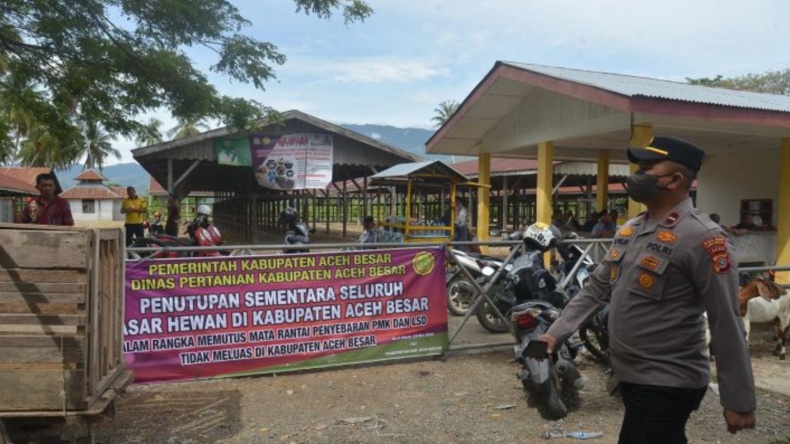Cegah PMK Meluas, Pemkab Aceh Timur Tutup Pasar Hewan