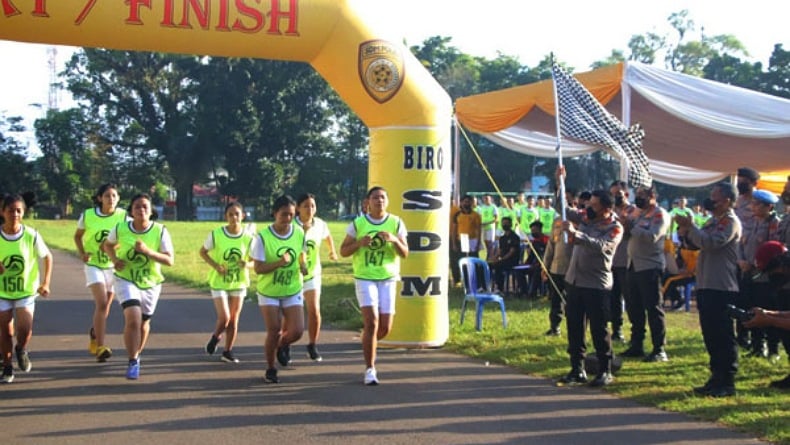 55 Peserta Jalani Tes Kesamaptaan Jasmani Catar Akpol, Ini Harapan Kapolda Sulut