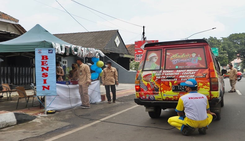 Gelar Uji Emisi Gratis Dlh Targetkan 600 Kendaraan Yang Melintas Di Cimahi