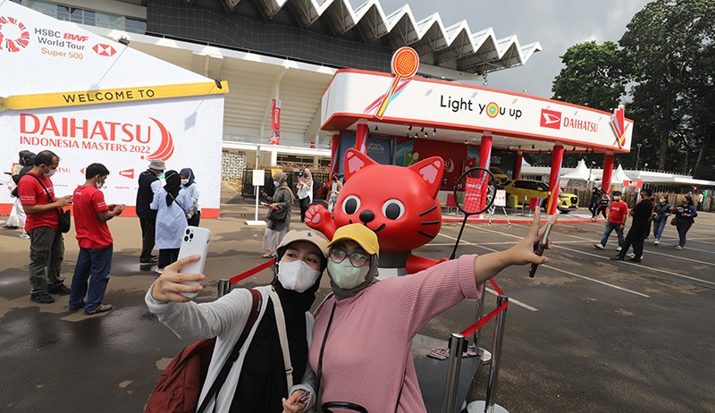 Antusiasme Penonton pada Hari Kedua Indonesia Masters 2022 - Bagian 2