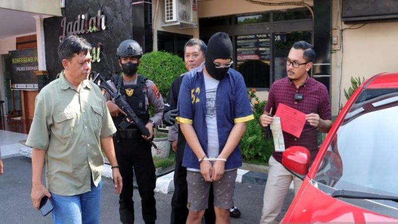 Diduga Curi Mobil, Warga Pasuruan Ini Ditangkap Aparat Polres Sukoharjo