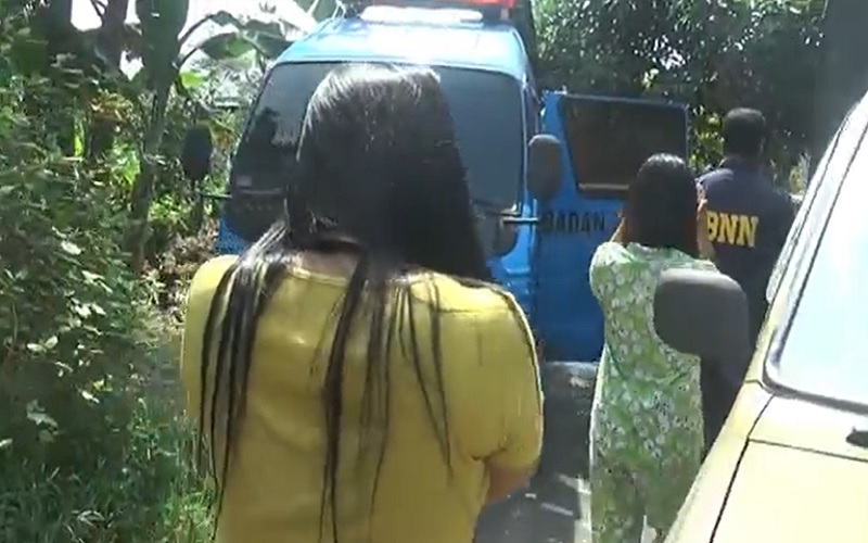 Razia BNNK Asahan di Kos-kosan, Penghuni Panik Berupaya Kabur