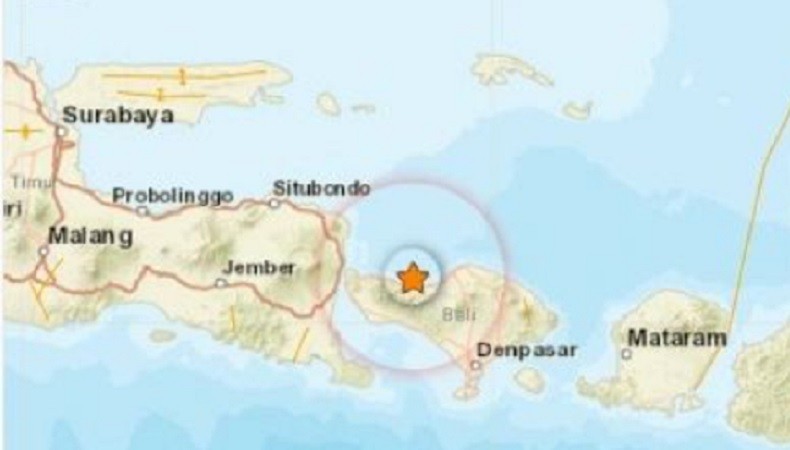 Gempa Terkini Magnitudo 2,2 Guncang Buleleng Bali