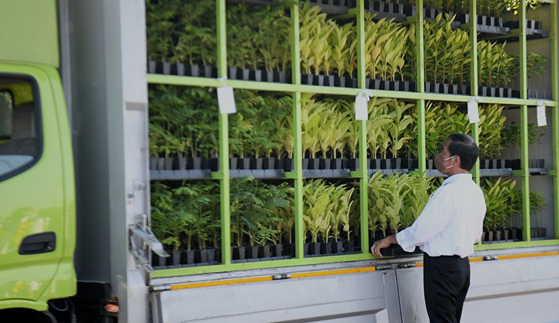 Presiden Jokowi Resmikan Persemaian Rumpin di Bogor - Bagian 2