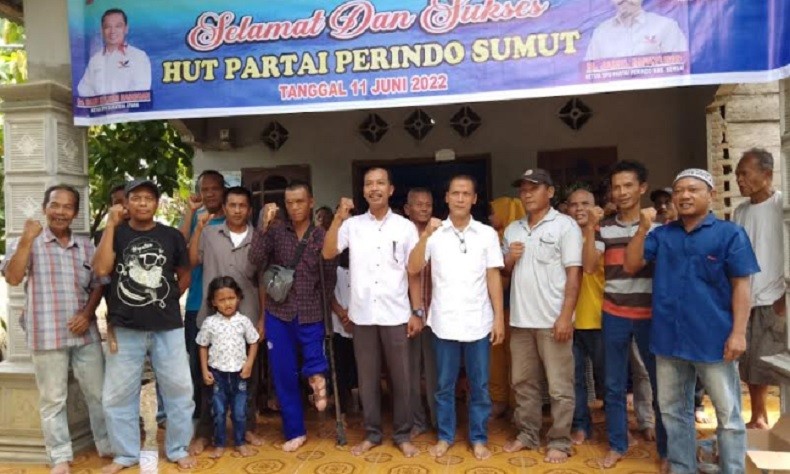 Terima Tali Asih Partai Perindo, Warga Disabilitas Serdangbedagai Merasa Diperhatikan