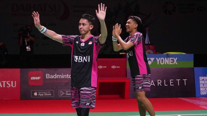 Momen Final Ganda Putra Indonesia Masters 2022, Fajar/Rian Menang - Bagian 2