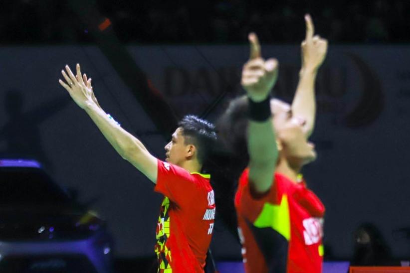 Ganda Putra Fajar/Rian Juara Indonesia Masters 2022  - Bagian 4