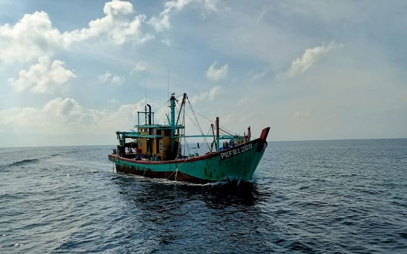 KKP Tangkap 4 Kapal Ikan Ilegal di Selat Malaka, 2 di Antaranya Berbendera Malaysia