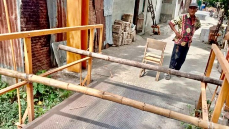 Biaya Perbaikan Belum Dibayar, Jembatan Gantung di Pidie Ditutup