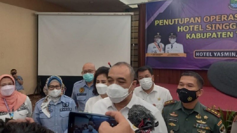 Kasus Aktif Covid-19 Turun, Bupati Tangerang Ahmed Zaki Resmi Tutup Tempat Isolasi Terpadu