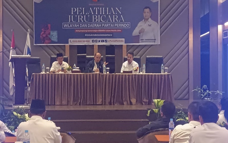 Gelar Pelatihan Jubir, Kader Perindo Harus Mampu Kelola Komunikasi Publik 