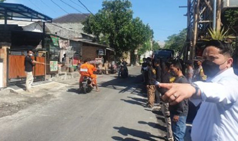 Polresta Denpasar Rekonstruksi Pembunuhan di Jalan Pidada, 3 Pelaku Dihadirkan