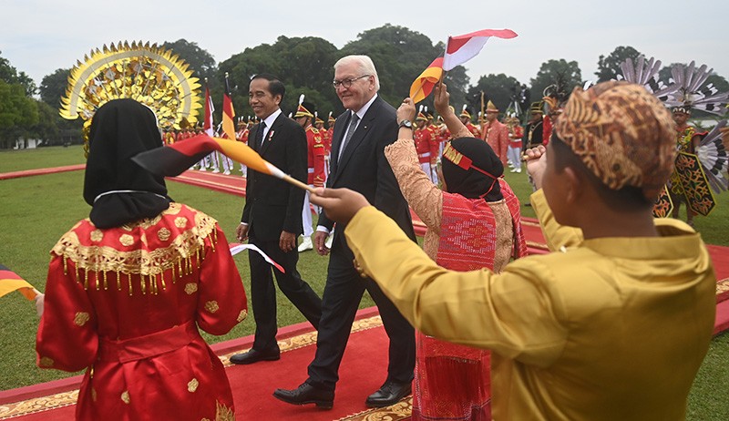 Presiden Jokowi Terima Kunjungan Presiden Republik Federal Jerman di Istana Bogor - Bagian 3