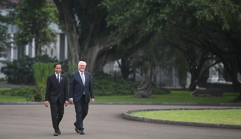 Presiden Jokowi Terima Kunjungan Presiden Republik Federal Jerman di Istana Bogor - Bagian 2