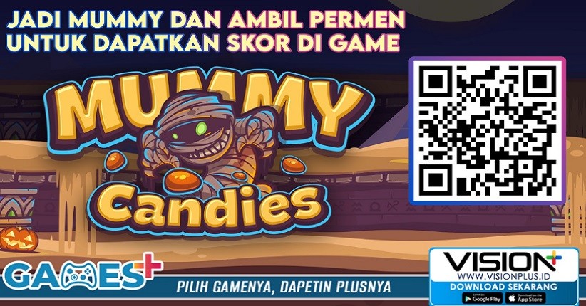 Jadi Mummy dan Ambil Permen untuk Dapatkan Skor di Game Mummy Candies!