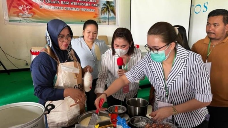Kembangkan Produk Turunan Kelapa, UMKM di Minahasa Tenggara Diberdayakan