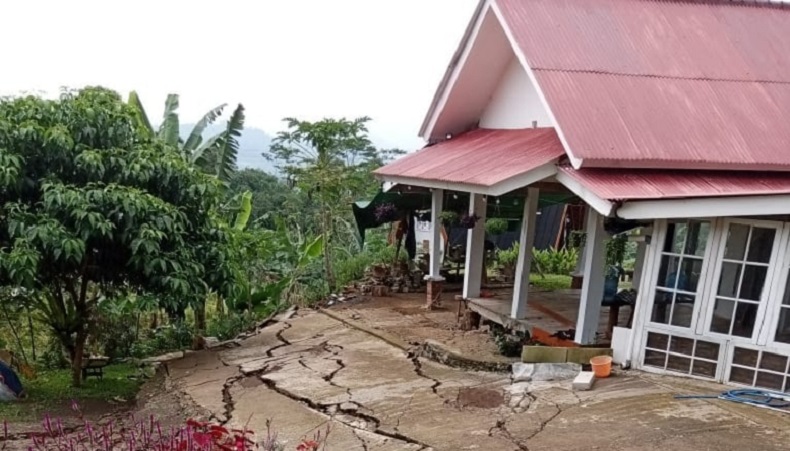 Pergeseran Tanah di Bogor, Sejumlah Rumah hingga Jalan Penghubung Bogor-Cianjur Terdampak