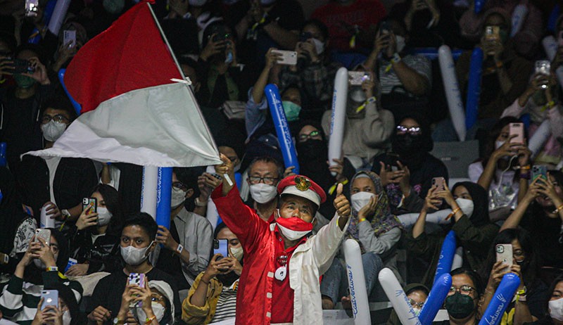 Antusiasme Penonton Indonesia Open 2022 Penuhi Tribun Istora Senayan - Bagian 3