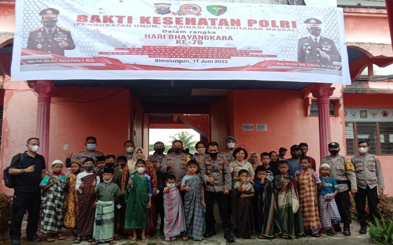 Ratusan Anak Menangis di Acara yang Digelar Polres Simalungun, Ternyata Ini Sebabnya