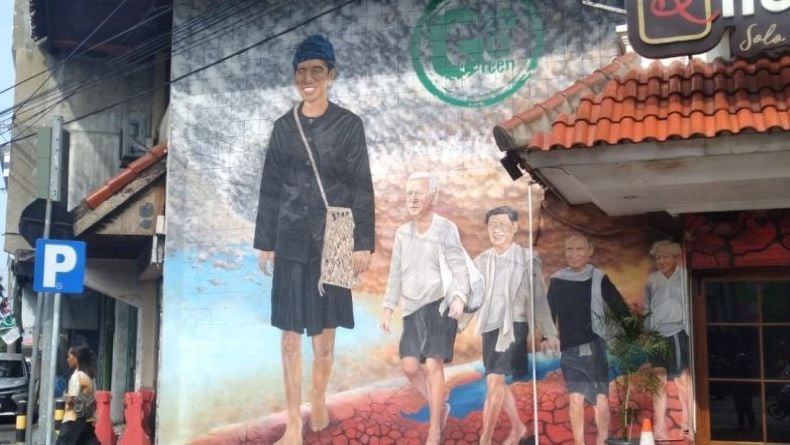 Seniman Solo Dukung Presidensi G20 Lewat Mural Pemimpin Dunia