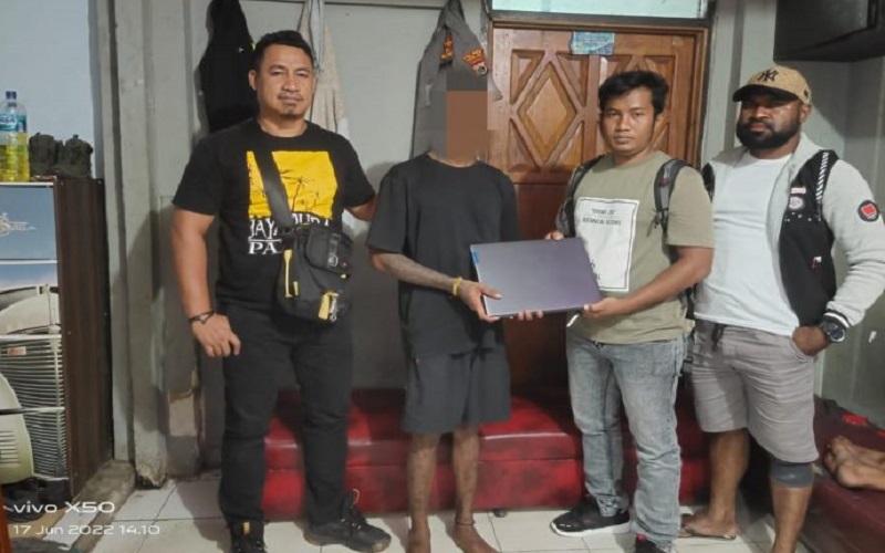 Pemuda Curi 2 Laptop di Kantor Bulog Cabang Papua, 1 di Antaranya Dijual untuk Beli Ganja