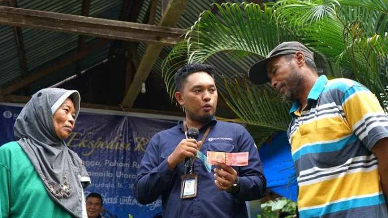 Warga Dusun Terpencil di Gorontalo Antusias Ikuti Kampanye Rupiah