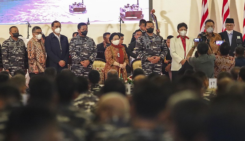 Megawati Resmikan Pelabelan Kapal Korvet TNI AL Bernama KRI Bung Karno-369 - Bagian 1