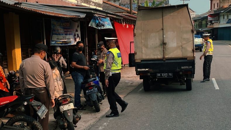 Sepekan, 135 Kendaraan Terjaring Operasi Patuh Menumbing di Bangka Barat