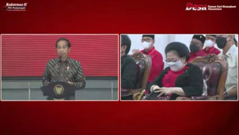 Jokowi Puji Megawati : Beliau Auranya Sangat Cantik Sekali dan Karismatik