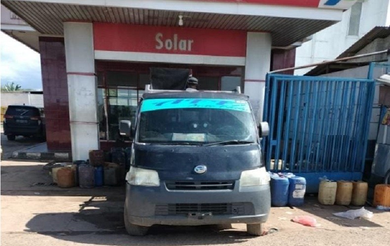 Polda Babel Pergoki Pikap Angkut 800 Liter Solar Subsidi, 2 Orang Ditetapkan Tersangka