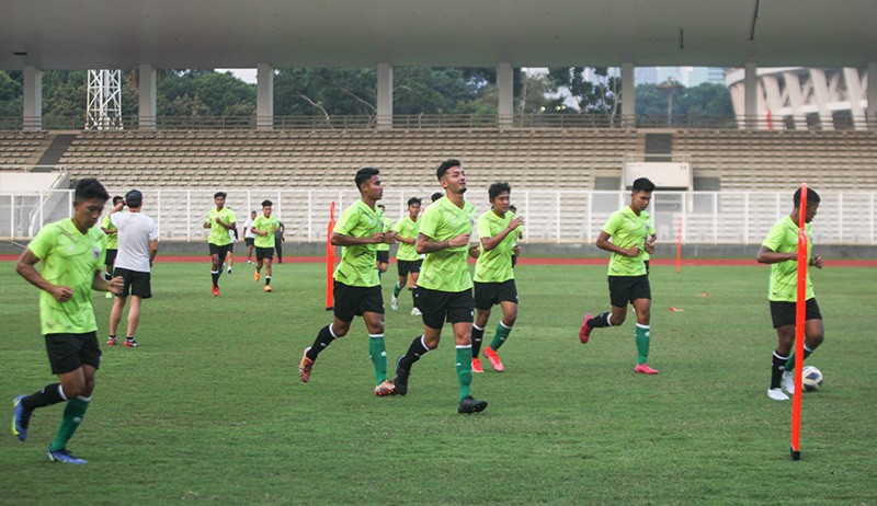 Timnas Indonesia U-19 Latihan Jelang Turnamen Piala AFF - Bagian 3