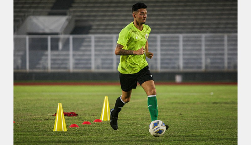 Aksi Kai Davy Boham Latihan Bersama Timnas Indonesia U-19 - Bagian 1