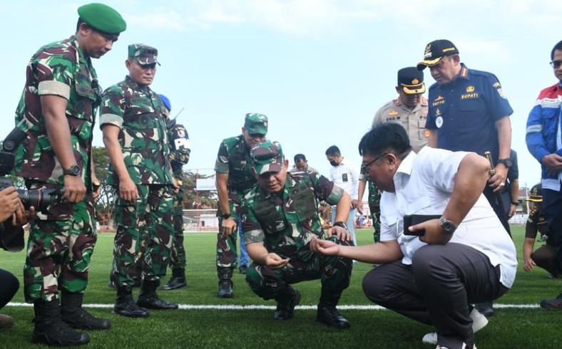 title KSAD Resmikan Lapangan Pangsar Jenderal Soedirman Bertaraf Internasional di Cilacap KSAD Resmikan Lapangan Pangsar Jenderal Soedirman Bertaraf Internasional di Cilacap