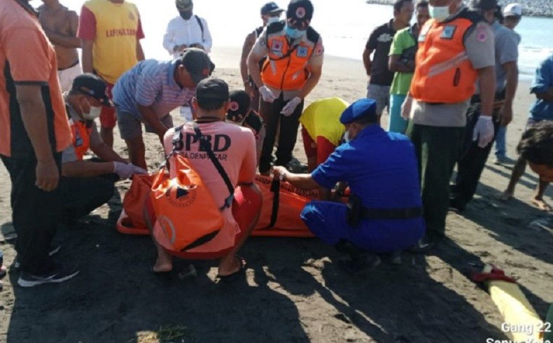 Wisatawan Tenggelam di Pantai Padanggalak, Sempat Minta Tolong akibat Kram Kaki